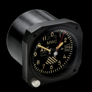 Limited Edition Replica Altimeter Instrument Desk Clock With Retro