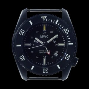 MWC “Submariner / Naval Crew Divers Horloge” in Covert zwart PVD 500m – Stalen armband