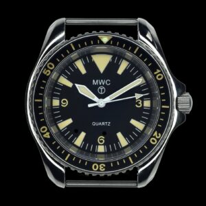 MWC 1985 Pattern militaire duikhorloge Horloge with Chromed Case and – NATO strap