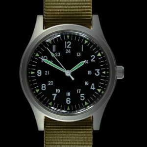 GG-W-113 U.S 1960s Pattern Automatisch 100m/330ft waterbestendig – Wit