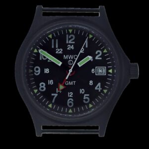 MWC GMT (Dual Time Zone) 100m waterbestendig Militair Horloge in – Zwart