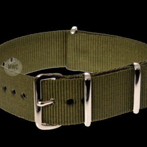 24mm Olive NATO Militair Horloge Strap