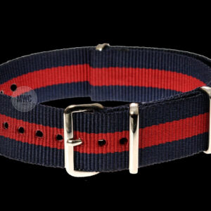 22mm Red and Navy NATO Militair Horloge Strap