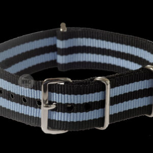 18mm “Blue and Black” NATO Militair Horloge Strap