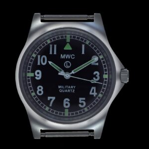 MWC G10 LM zonder datum roestvrij staal Militair Horloge (Grey Strap) – Grijs