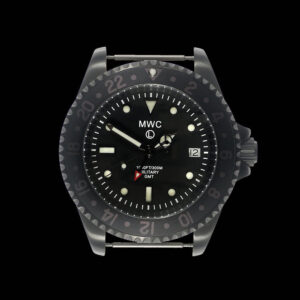MWC GMT (Dual Time Zone) PVD Militair Horloge on Matching Steel