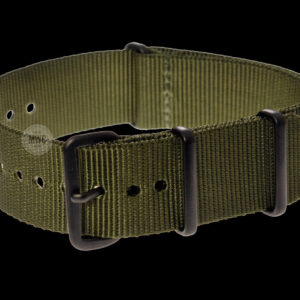 22mm Olive NATO Militair Horloge Strap with Covert Non Reflective