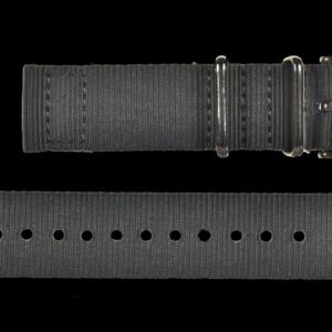 2 Piece 22mm Grey NATO Militair Horloge Strap in Ballistic Nylon with – Grijs