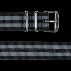 2 Piece 18mm “James Bond” Pattern NATO Militair Horloge Strap in
