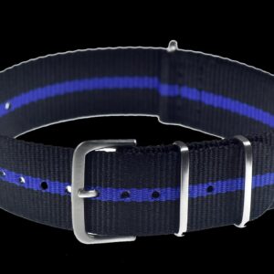 20mm “Thin Blue Line” Police Pattern Ballistic Nylon Webbing Strap
