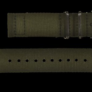 2 Piece 20mm Olive NATO Militair Horloge Strap in Ballistic Nylon – Groen