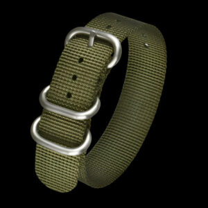 20mm Olive Green Ballistic Nylon Zulu Pattern Militair Horlo