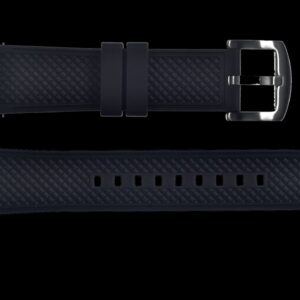20mm FKM (Patterned) Rubber Strap with Quick Release Feature