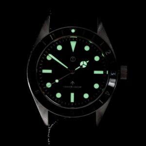 MWC Classic 1960s Pattern Divers Horloge with Retro Luminova Luminous