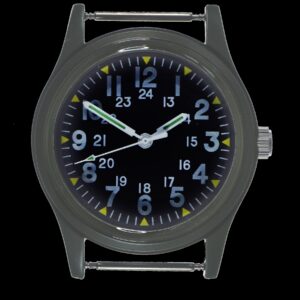 MWC Classic 1960s/70s Pattern Olive Drab Vietnam Horloge on Matching