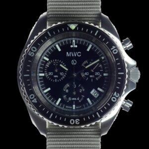 MWC NATO Pattern roestvrij staal Militair Pilots Chronograph with – NATO strap