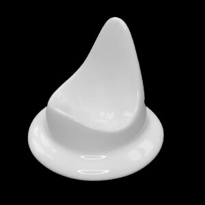 White Porcelain / Ceramic Pocket Horloge Table/Desktop Stand