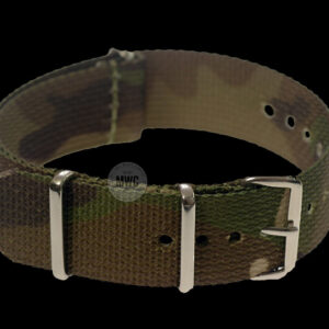18mm Woodland Camouflage NATO Militair Horloge Strap