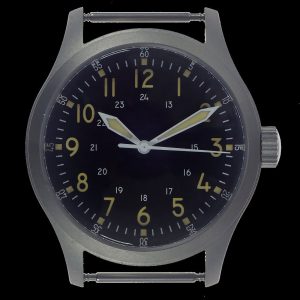 A-17 U.S 1950s Korean War Pattern Militair Horloge (Mechanical/Quartz – Wit