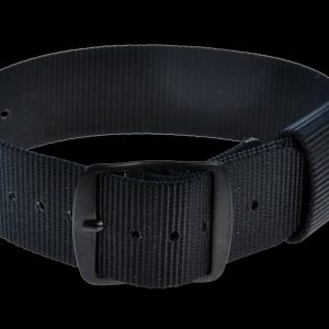 20mm Amerikaans Pattern Black Militair Horloge Strap with zwart PVD – NATO strap
