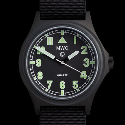 MWC G10 100m / 330ft waterbestendig Search and Rescue (SAR) zwart PVD – NATO strap