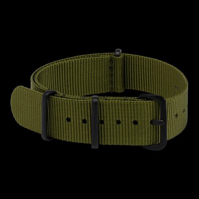 18mm Olive NATO Militair Horloge Strap with Covert Non Reflective