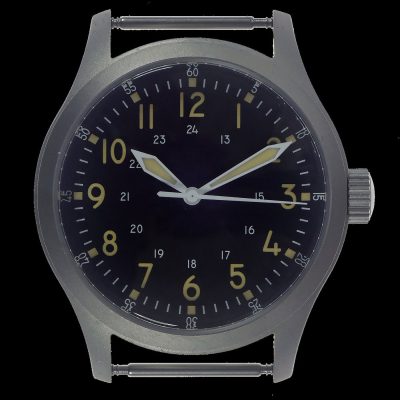 A-17 U.S 1950s Korean War Pattern Militair Horloge (Mechanical/Quartz – Wit