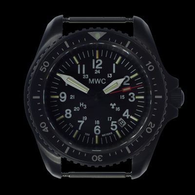 MWC Automatisch zwart PVD militaire duikhorloge Horloge – Tritium / – NATO strap