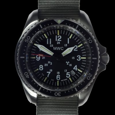 MWC roestvrij staal Automatisch militaire duikhorloge Horloge – – Zwart