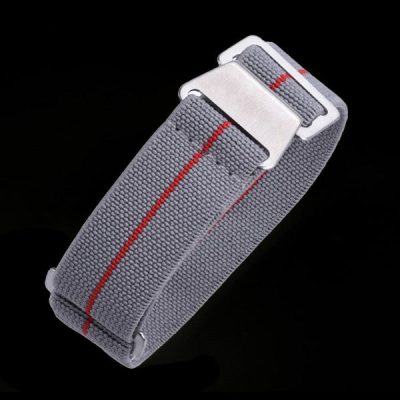 20mm Elasticated French Navy and Special Forces Strap in Gre