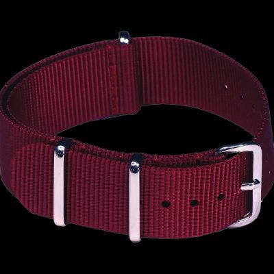 20mm Dark Red NATO Militair Horloge Strap