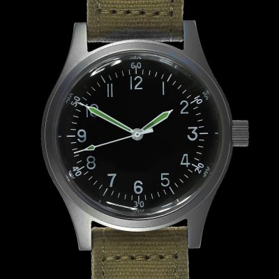 A-11 1940s WOII Pattern Automatisch 100m/330ft waterbestendig – Wit