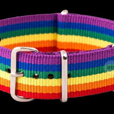 20mm LGBT Rainbow NATO Militair Horloge Strap