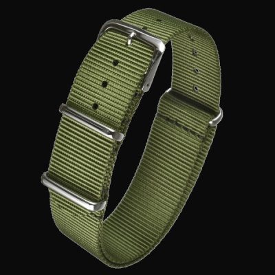 22mm Olive NATO Militair Horloge Strap