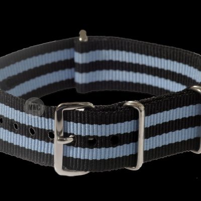 18mm “Blue and Black” NATO Militair Horloge Strap