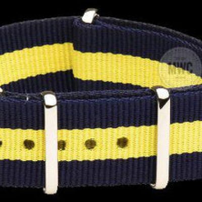20mm Blue and Yellow NATO Militair Horloge Strap