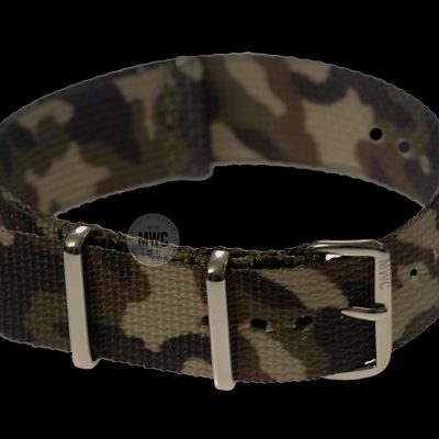 20mm “Mediterranean / Desert” Camo NATO Militair Horloge Strap