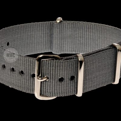 20mm Grey NATO Militair Militair Horloge Strap
