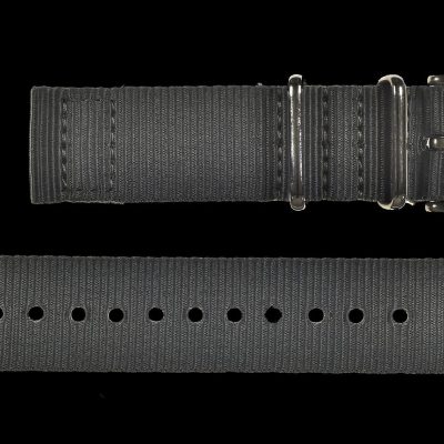 2 Piece 20mm Grey NATO Militair Horloge Strap in Ballistic Nylon with – Grijs