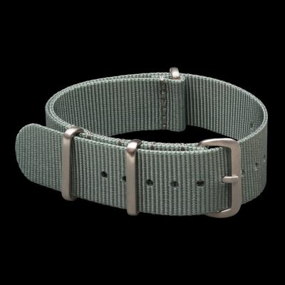 18mm Gray NATO Militair Militair Horloge Strap with Stainles
