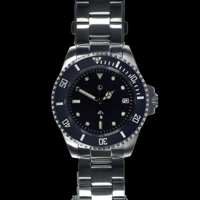 MWC 21 Jewel 300m waterbestendig Automatisch militaire duikhorloge – Wit