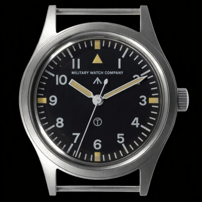 W10 1960s Pattern Handwound Militair Horloge with plexiglas and – NATO strap